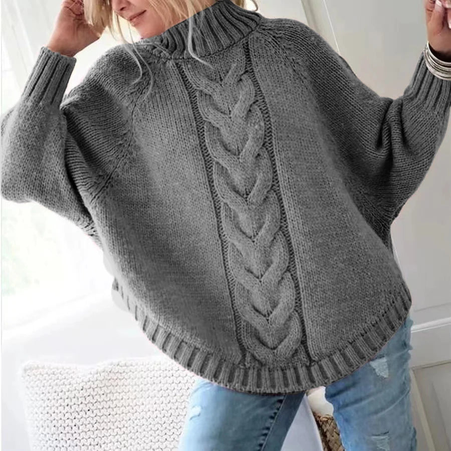 Vintage Inspired Cable Sweater Women's