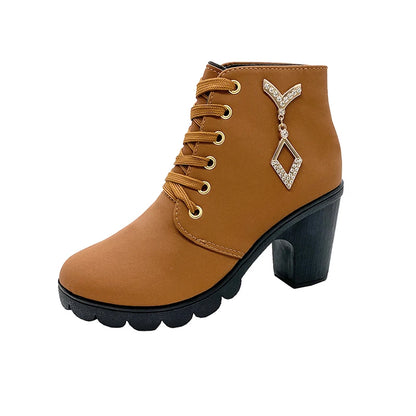 Rose Combat Boots