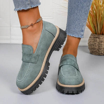 Large Size British Style Women's Flats Spring Autumn New Fashion