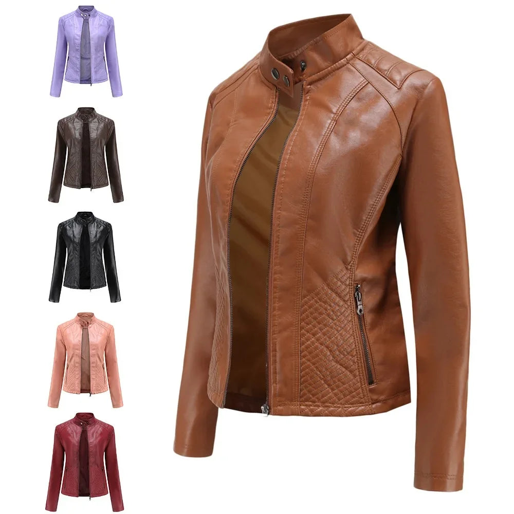 Women's Thin Outerwear Long Sleeve  Jacket Autumn Winter