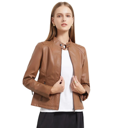 Women's Thin Outerwear Long Sleeve  Jacket Autumn Winter