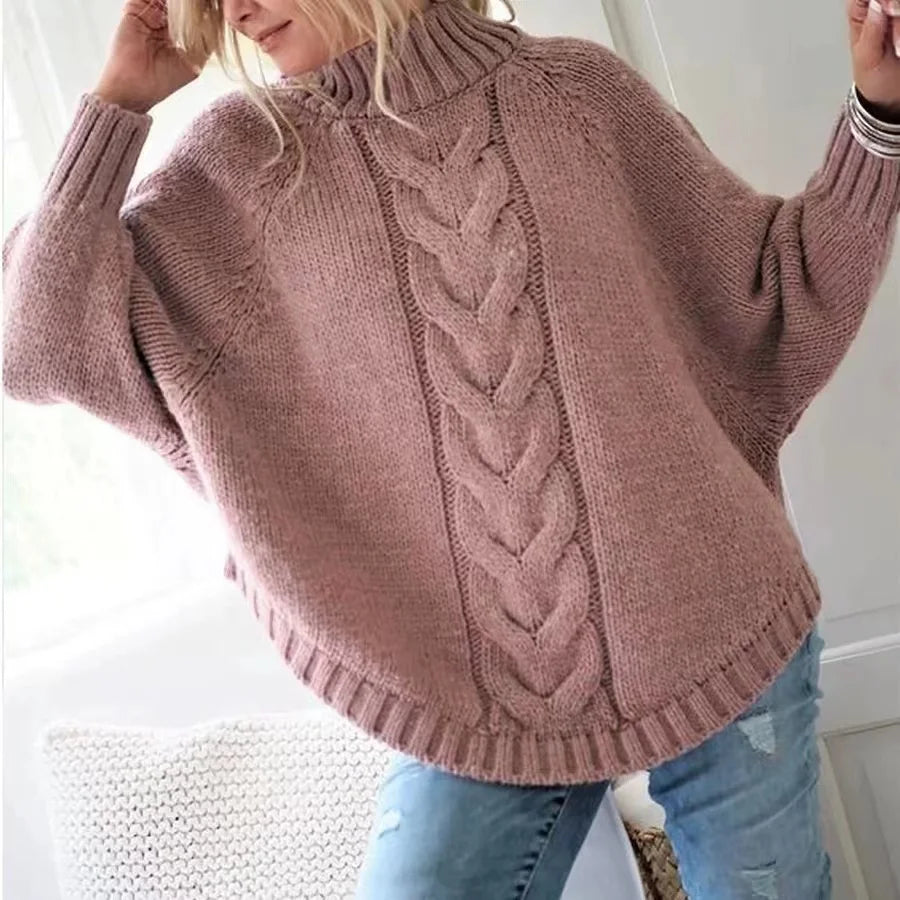 Vintage Inspired Cable Sweater Women's